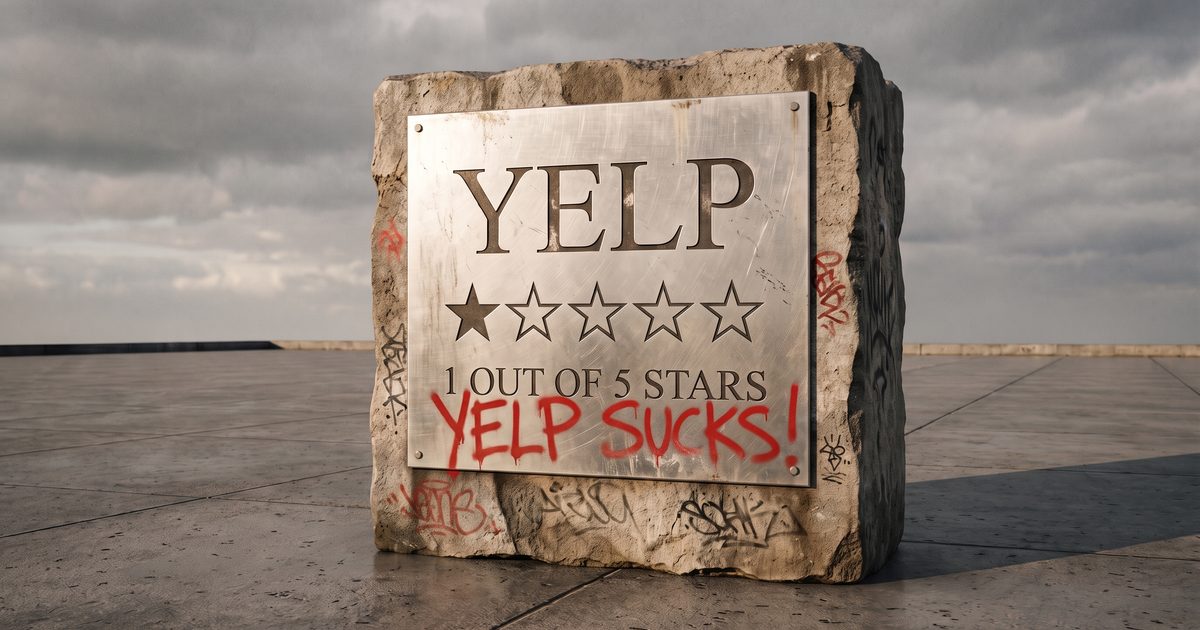 Yelp Sucks: independent Yelp criticism and tools.